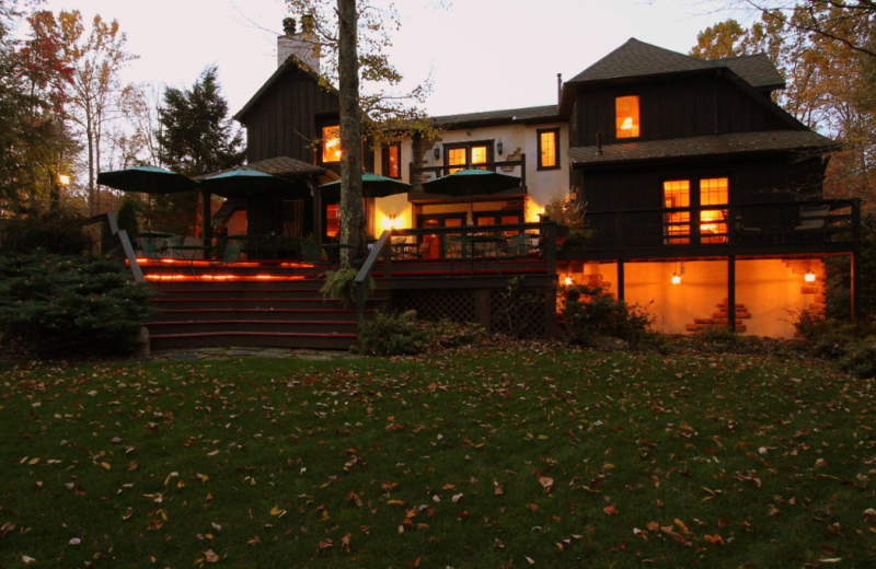 Exterior view of Glenlaurel's Grand Deck at Glenlaurel, A Scottish Inn