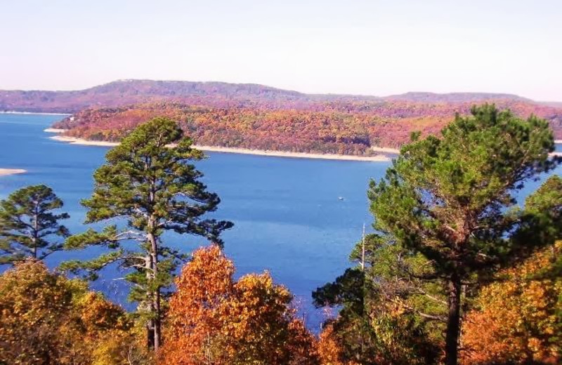 Lake view at Pointe West Resort & Suites.