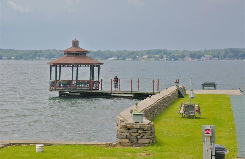 Dock at Stone Fence Resort.