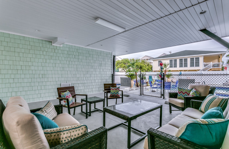 Guest patio at Together Resorts.