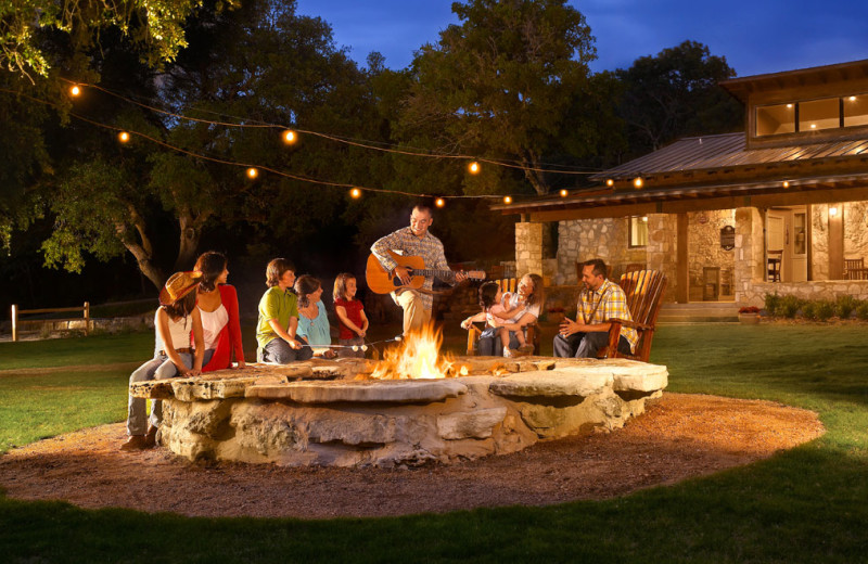 Fire pit at Omni Barton Creek Resort & Spa.