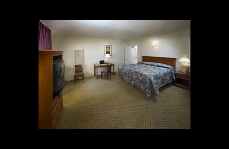 Guest room at Civic Center Inn.