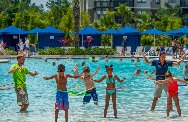 Pool activities at The Grove Resort & Spa.