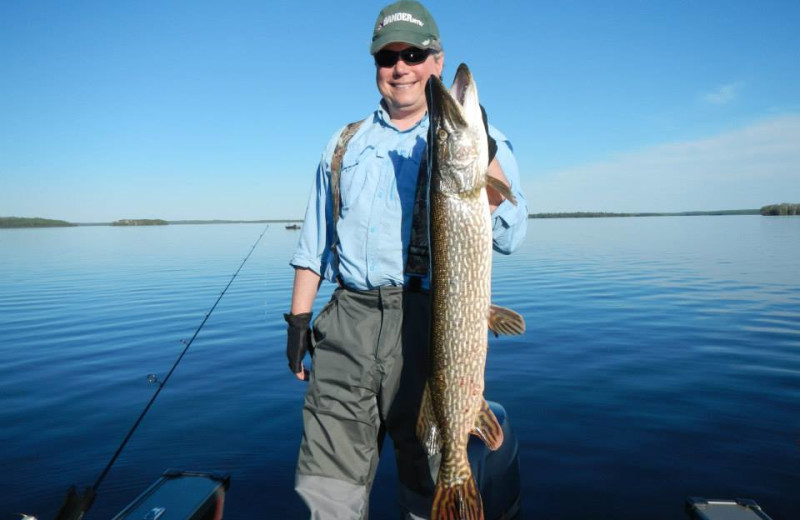 Fishing at Five Lakes Lodge