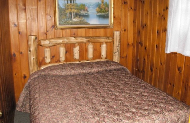 Guest room at Diamond Cove Cottages.