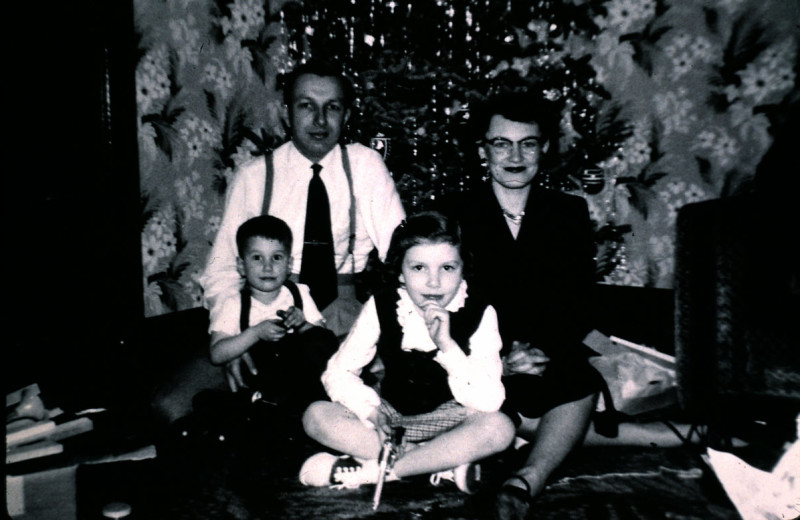 Old family photo from Bavarian Inn of Frankenmuth.