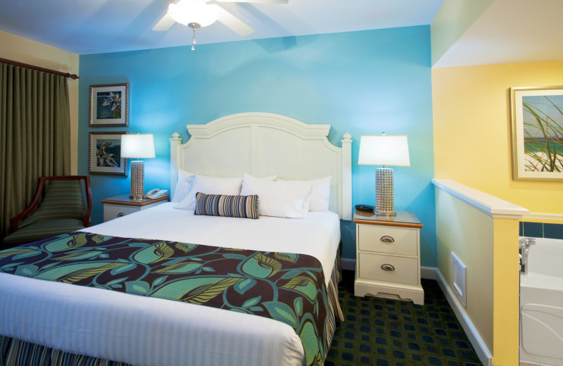 Guest room at Holiday Inn Club Vacations South Beach Resort.