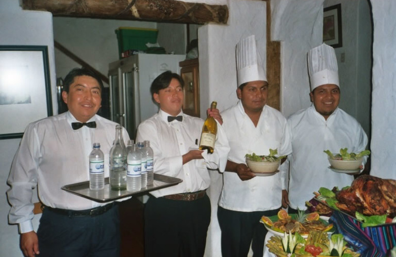 Dining at Hacienda Primavera Wilderness Ecolodge.