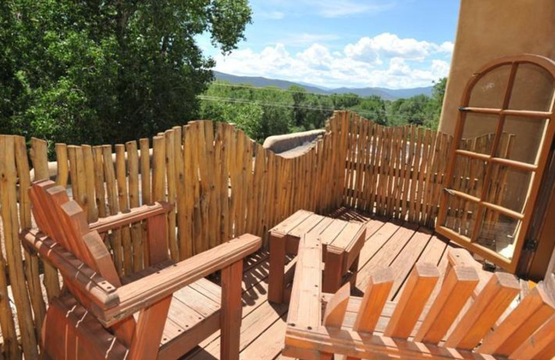 Balcony view at Inn on La Loma Plaza.