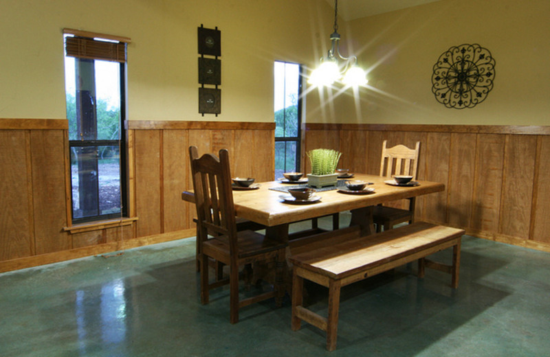 Dining room at Neal's Lodges.