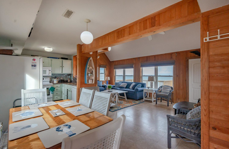 Rental living room at Joe Lamb Jr. & Associates Vacation Rentals.