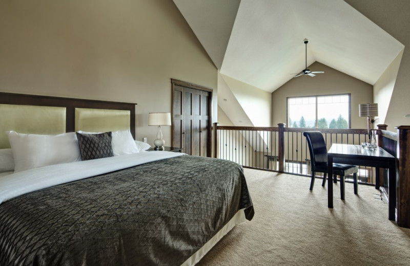 Guest room at Bighorn Meadows Resort.