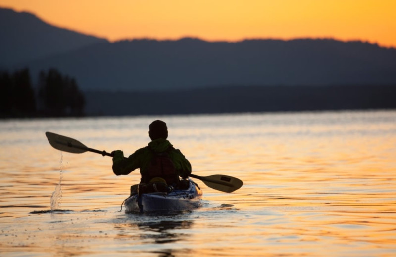 Kayaking at Inn At Lake Joseph.