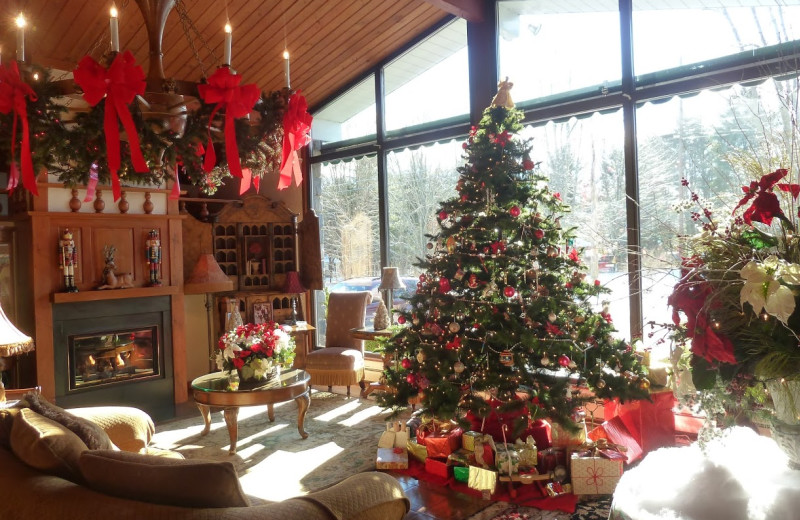 Christmas time at Crescent Lodge.