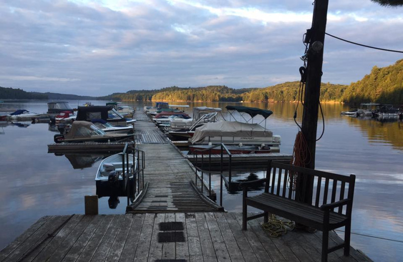 Dock at Little Hawk Resort & Marina.