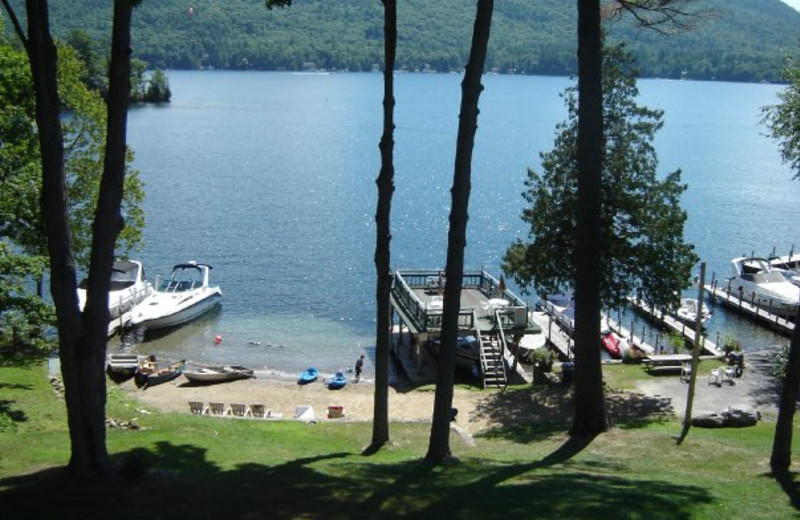 Lake view at Tea Island Resort.