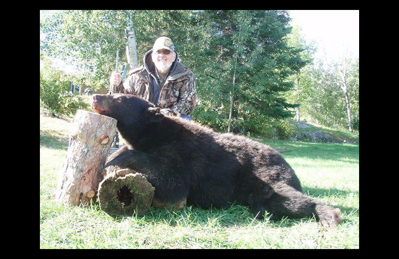 Bear hunting at Stokes Bay Resort.