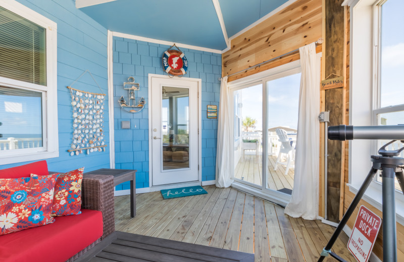 Rental living room at Sunset Properties.