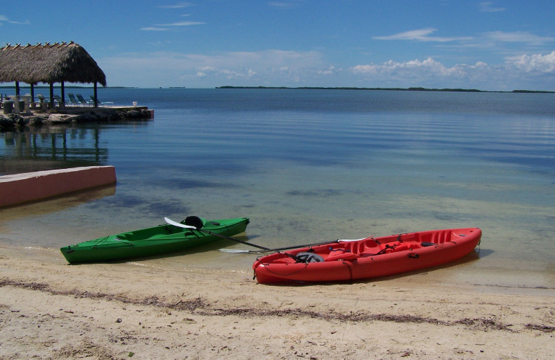 Beach at Rock Reef Resort.