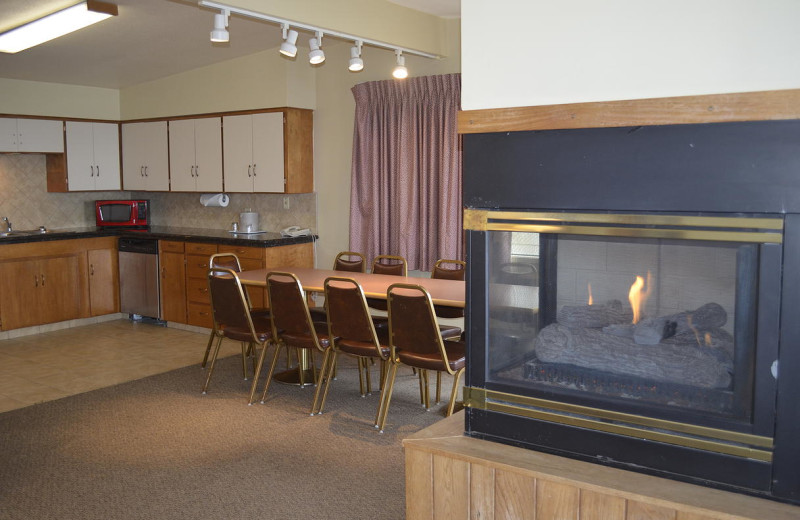 Beach house interior at Surfrider Resort.