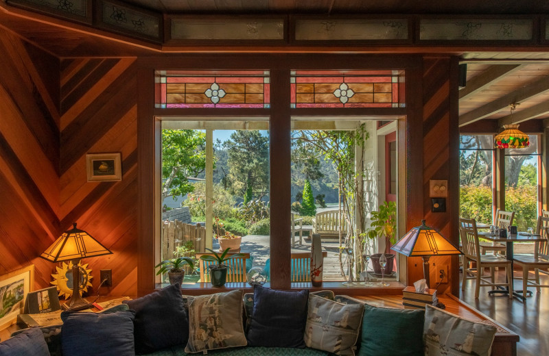 Lobby at Alegria Oceanfront Inn & Cottages.