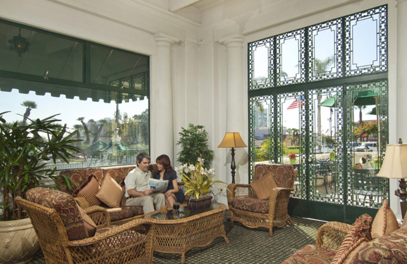 The lobby at Glorietta Bay Inn.