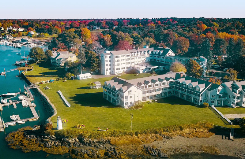 Aerial view of The Nonantum Resort.