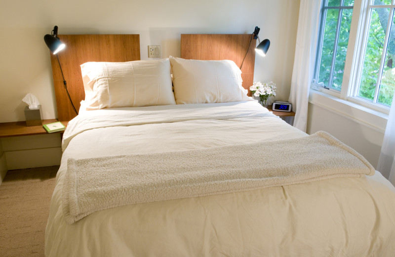 Guest bedroom at Inn On Columbia.