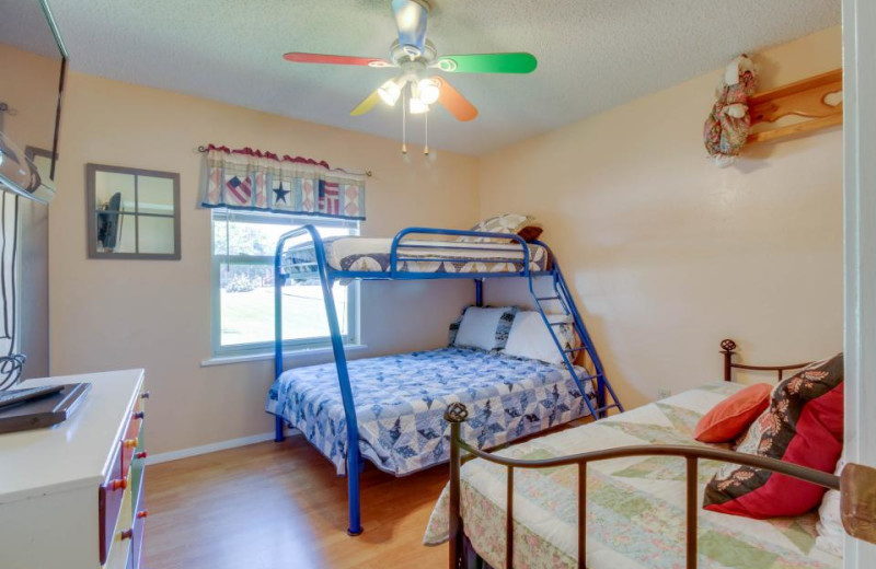 Bedroom at Paradise Landing Texas.