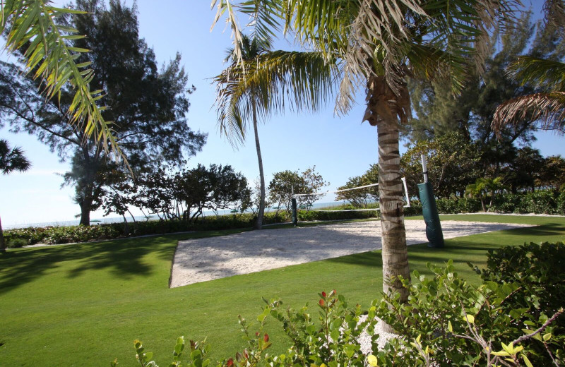 Volleyball court at Casa Ybel Resort.