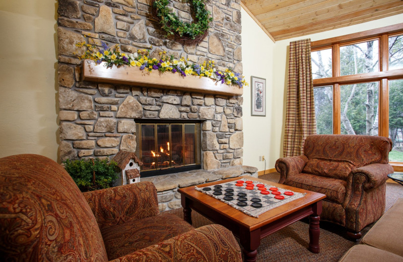 Lobby at Waterbury Inn Condominium Resort.