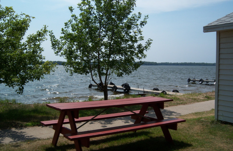 Lake view at Abbywood Resort.