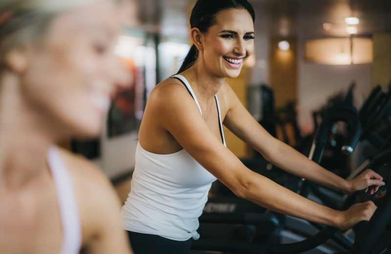 Fitness room at Vail Mountain Lodge & Spa.