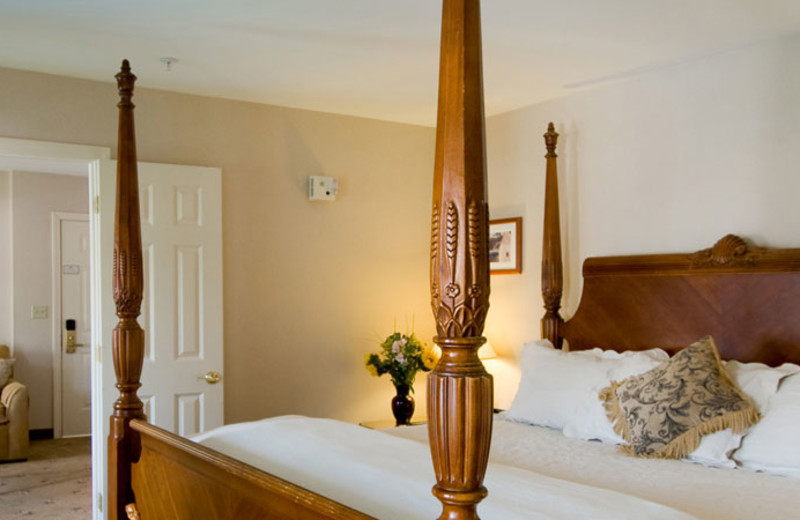Guest room at The Meadowmere Resort.