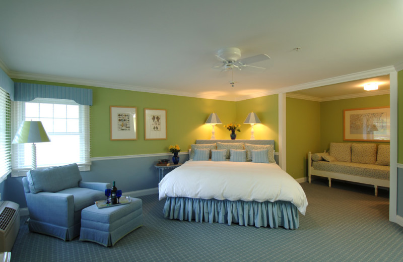 Guest room at The Inn at Ocean's Edge.