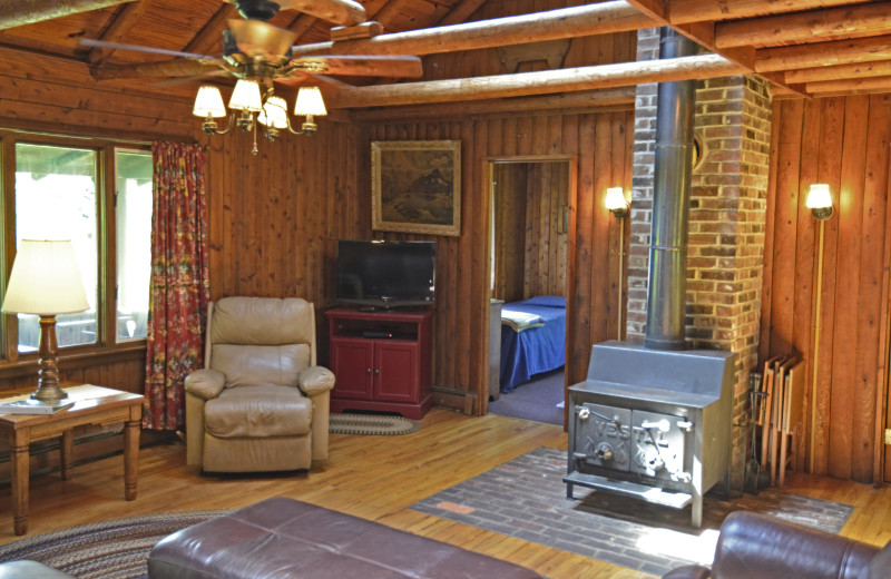 Cottage living room at Countryside Cottages.