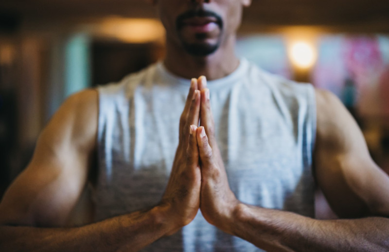 Fitness class at Vail Mountain Lodge & Spa.