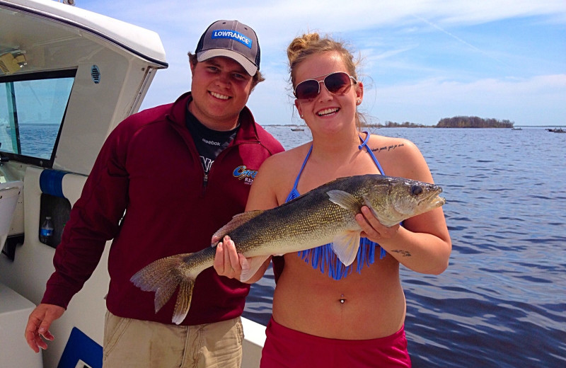 Fishing at Cyrus Resort.