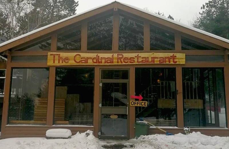 Restaurant at Mattawa River Resort.