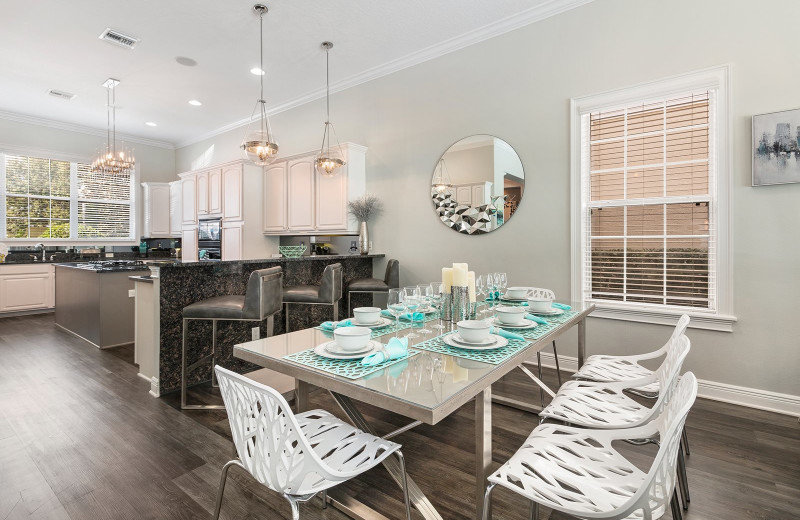 Rental kitchen at Reunion Vacation Homes.