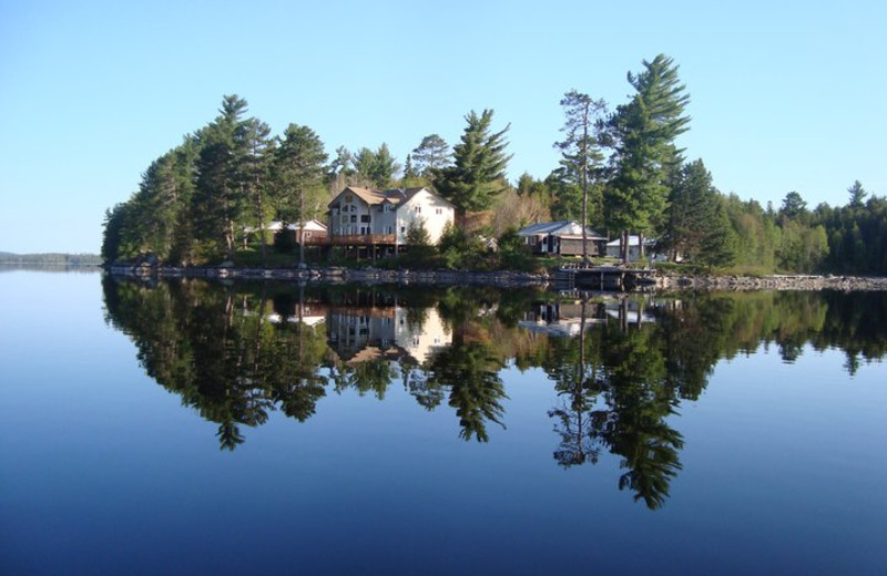 Exterior view of Kipawa Lodge.