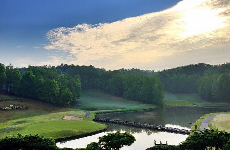 Golf course at Valhalla Resort Hotel.