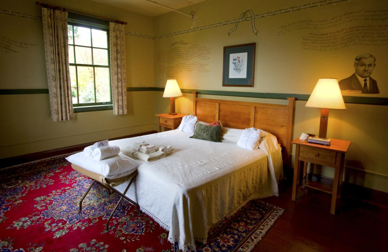 Guest room at Edgefield Bed and Breakfast Resort.