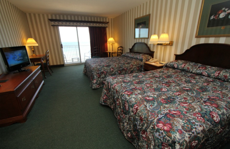 Guest room at Bayshore Resort.