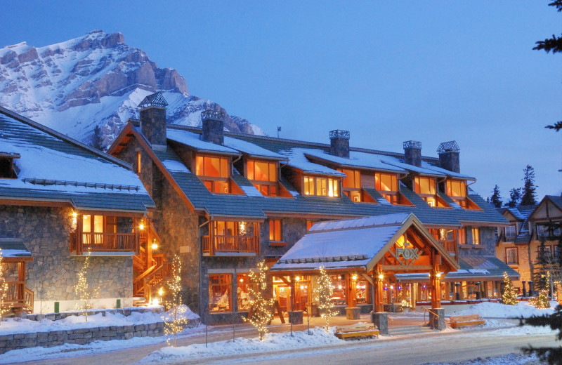 Winter at The Fox Hotel & Suites in Banff.