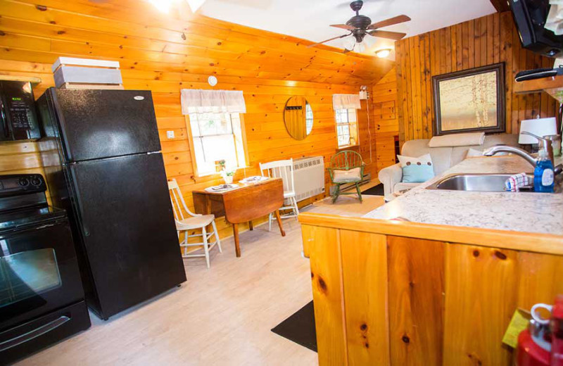 Kitchen at White Lake Lodges.