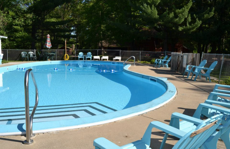 Outdoor pool at Birchcliff Resort.