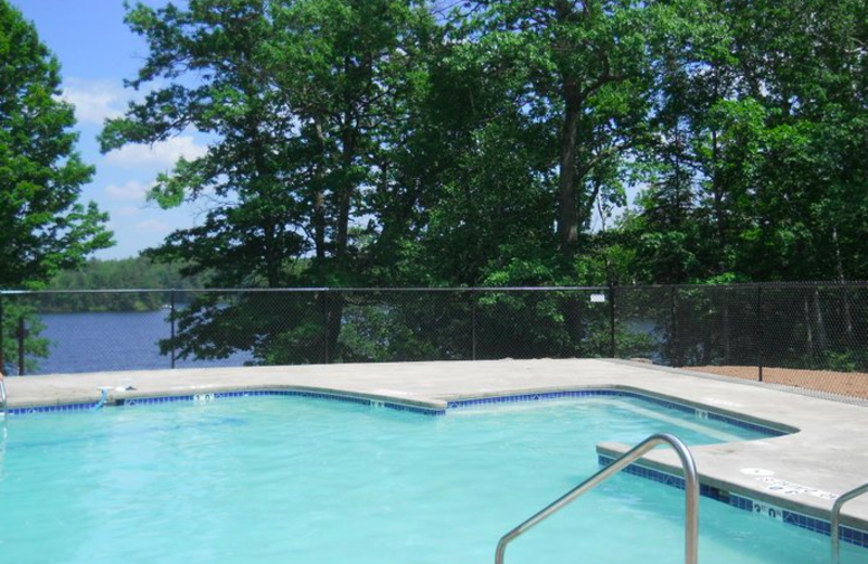 Outdoor pool at Lakewoods Resort.