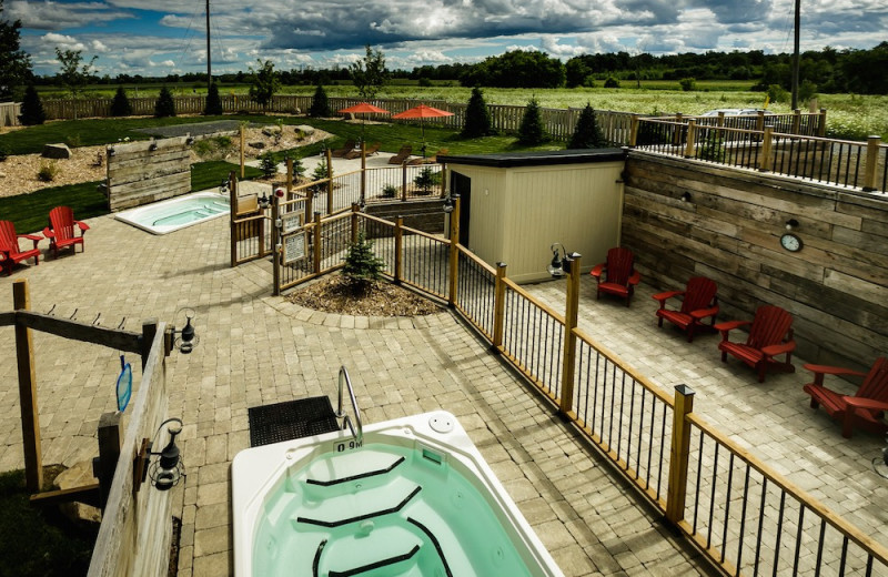 Hot tubs at Strathmere Retreat & Spa.