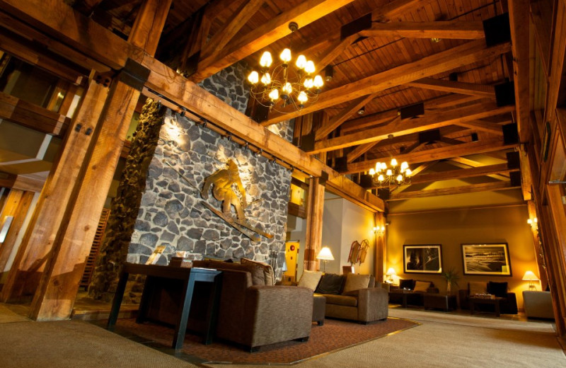 Lobby at Tantalus Resort Lodge.